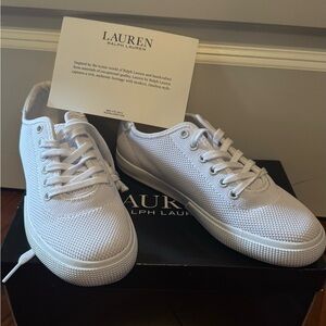 Lauren Ralph Lauren White Sneakers